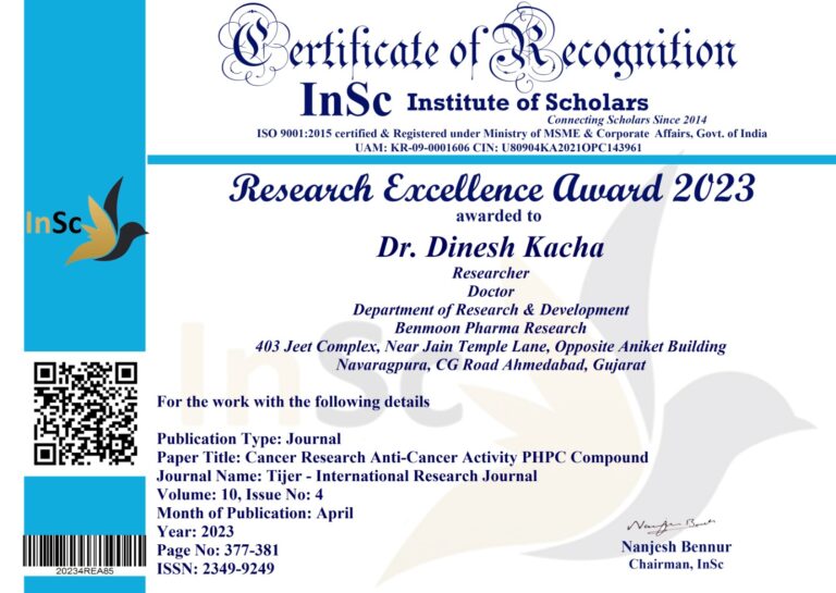 Research Excellence Award